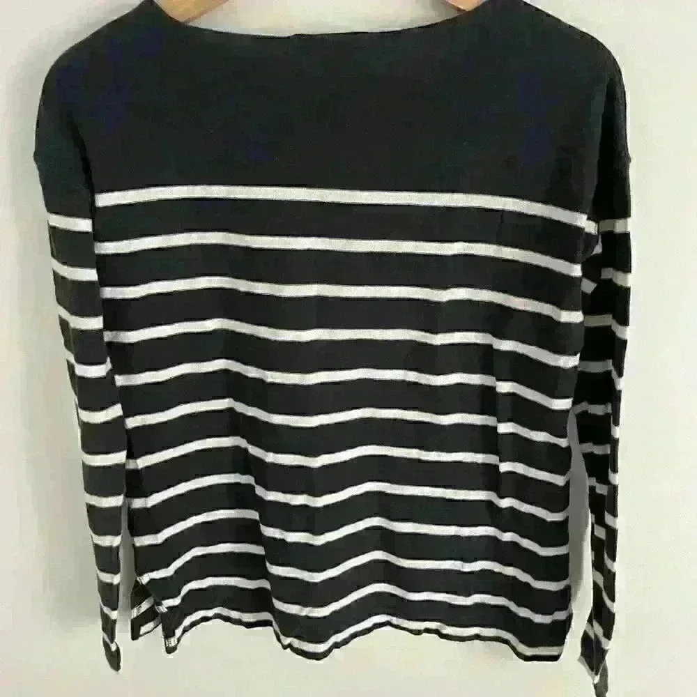 J. Crew Boatneck Stripped long sleeve - Picture 4 of 6